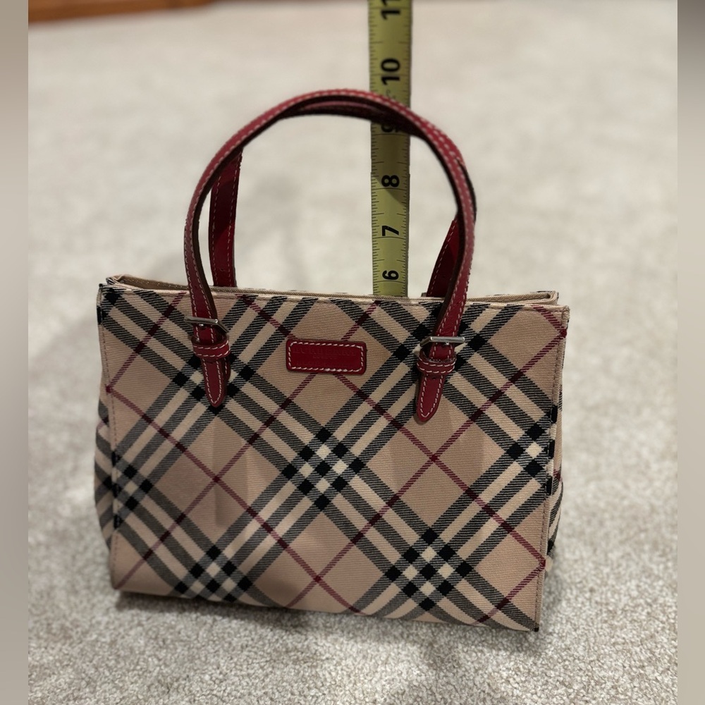 Burberry Nova Check Blue Label Tote Bag